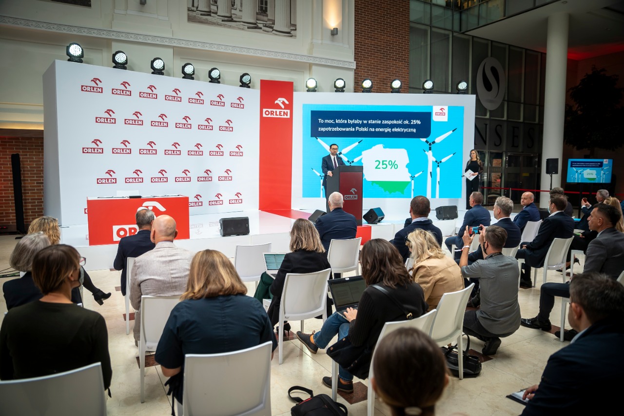 25.08.2021 Warszawa, Konferencja prasowa, Podpisanie strategicznego partnerstwa z GE Renewable Energy