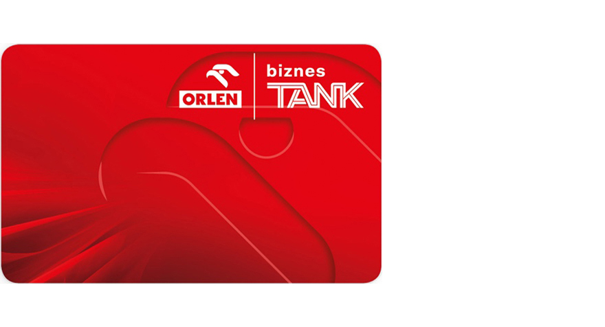 Karta flotowa ORLEN Biznestank, przeznaczona dla małych i średnich firm.