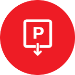 Ikona parkingu dla usługi ORLEN Charge w aplikacji mobilnej.