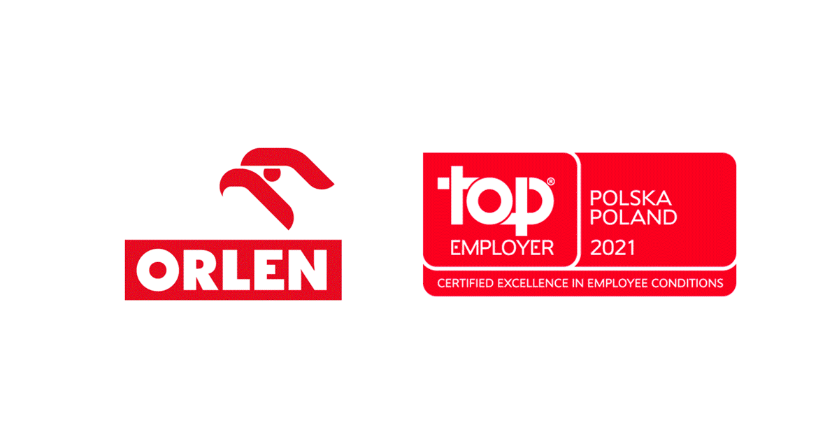 ORLEN - nagroda TOP Employer Polska 2021