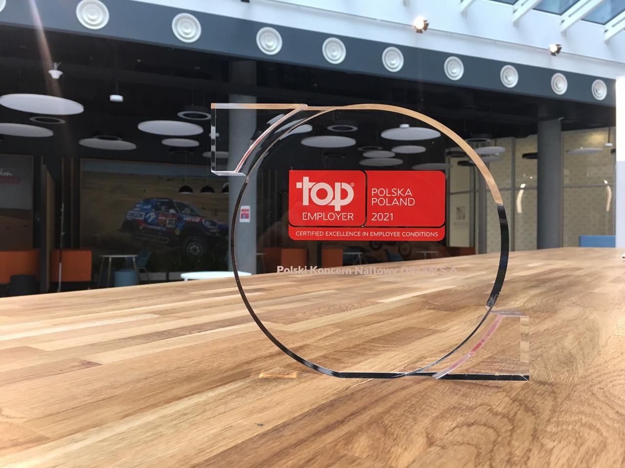 Statuetka TOP Employer Polska 2021