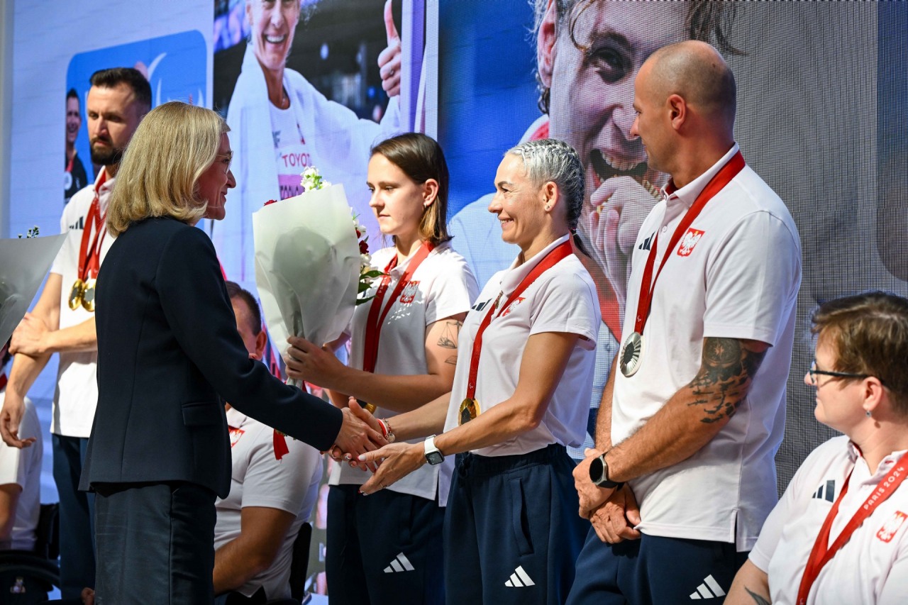 2024.09.09 Warszawa
Igrzyska Paralimpijskie PARIS 2024
ORLEN - powitanie medalistów
fot. Bartłomiej Zborowski/Polski Komitet Paralimpijski