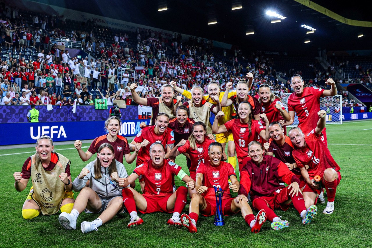 12.07.2025 LUZERNA SZWAJCARIA - ARENA LUZERN ( LUZERN, SWITZERLAND )
PILKA NOZNA KOBIET ( WOMEN'S FOOTBALL)
MISTRZOSTWA EUROPY KOBIET UEFA WEURO 2025 - uefa women's euro 2025
MECZ POLSKA - DANIA ( GAME POLAND - DENMARK )

NZ POLSKA RADOSC WYGRANA

FOTO LUKASZ GROCHALA/CYFRASPORT