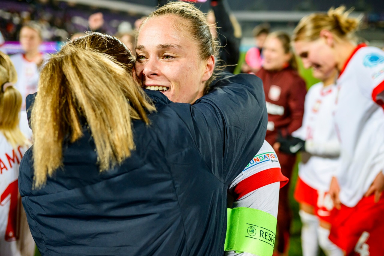 03.12.2024 AUSTRIA , WIEDEN,  PILKA NOZNA KOBIET ( WOMEN'S FOOTBALL)   MECZ BARAZOWY  MISTRZOSTW EUROPY KOBIET UEFA EURO 2025    AUSTRIA - POLSKA( GAME AUSTRIA - POLAND  ) NZ. EWA PAJOR. NINA PATALON
FOTO RADOSLAW JOZWIAK/CYFRASPORT
